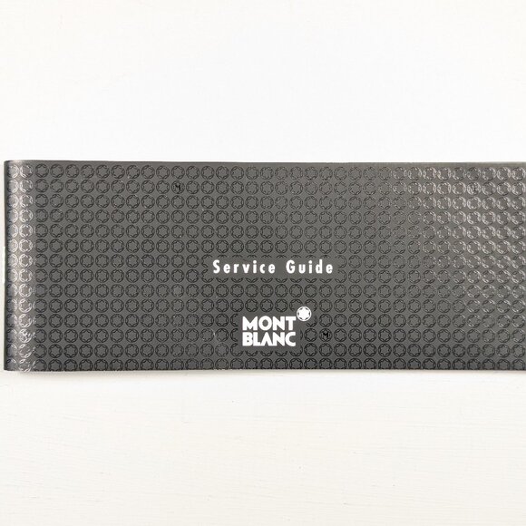 1990s Mont Blanc Snap Case Pen Presentation Box and Service Guide booklet - Picture 3 of 9
